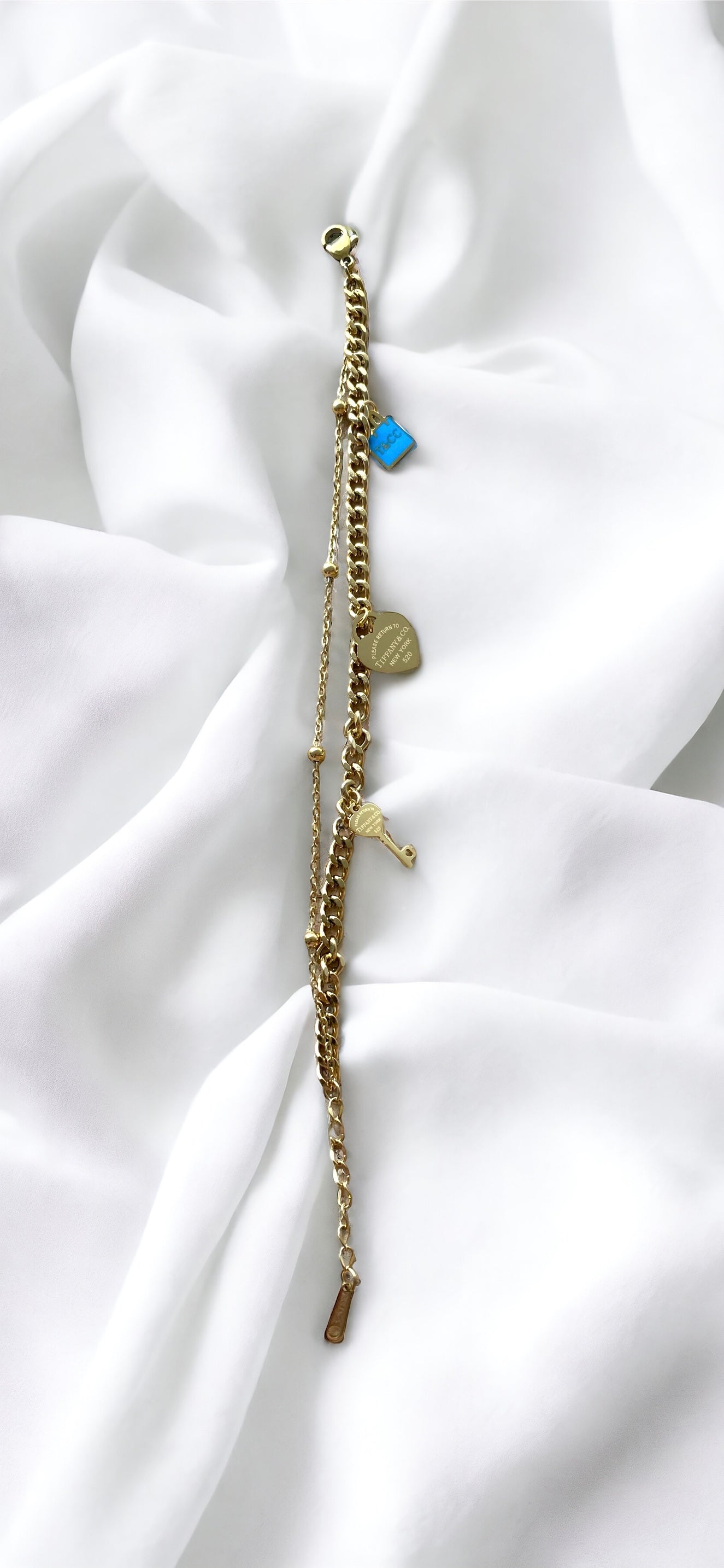 Bracelet T en acier inoxydable